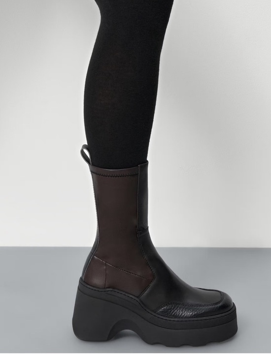 Miista Shoes - Miista DEANDRA BOOTS

Brown Stretch Grainy Leather